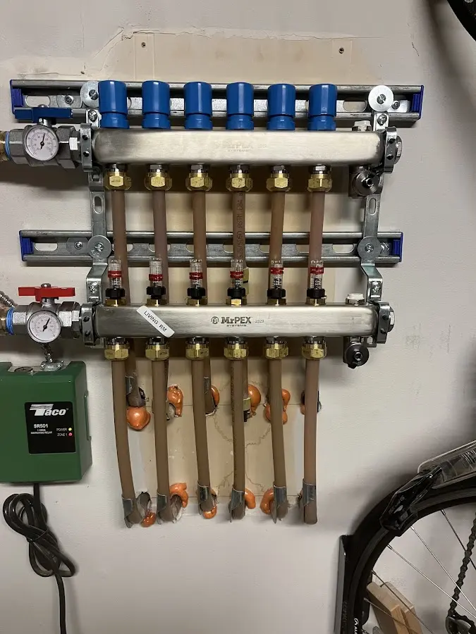 Plumber performing Leak Detection at a residential property in Argyle